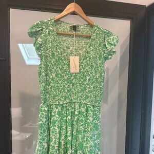 Green Floral dress Universal thread Size M